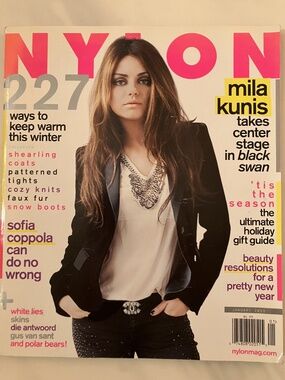 Nylon Magazine January 2011 Mila Kunis